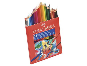 Akvarellpennor Faber Castell 24/fp