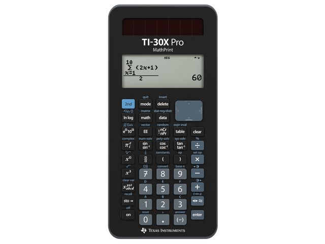 Räknare Teknisk TEXAS TI-30X Pro Math
