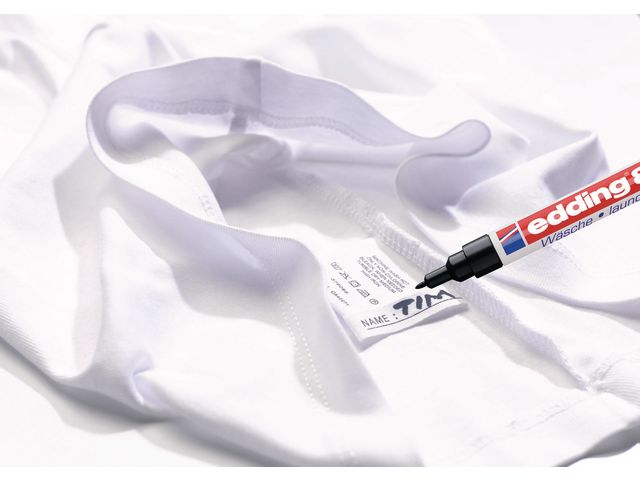 Märkpenna EDDING 8040 textil svart - 4