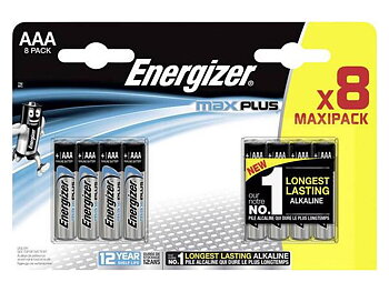 Batteri ENERGIZER Max Plus AAA 8/FP