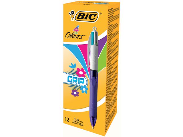 Kulpenna BIC 4 Colours Grip Fashion 1,0 - 3