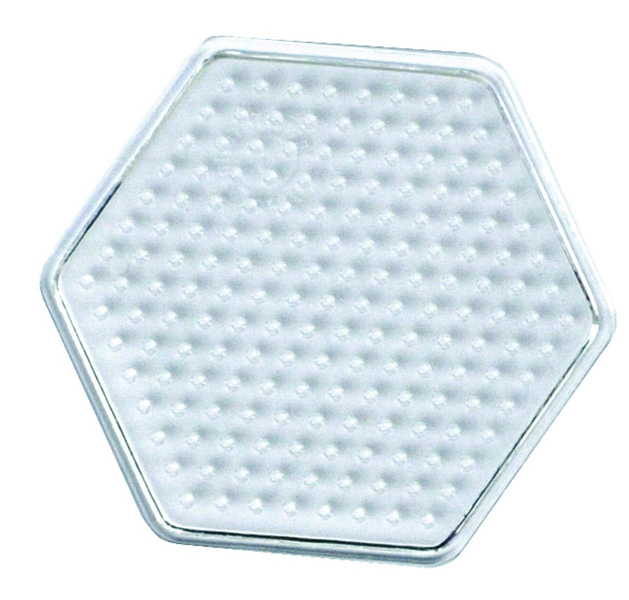 Pärlplatta sexhörning 9cm 5/fp