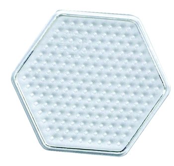 Pärlplatta sexhörning 9cm 5/fp