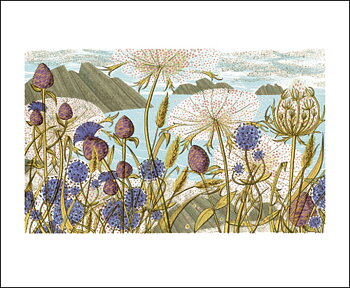 Angie Lewin : Island Summer - Kort med kuvert