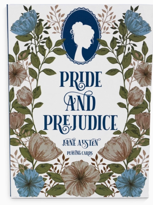 Steel Mill & Co UK : Jane Austen Pride and Prejudice Playing Cards - Presentask med 2 patienskortlekar