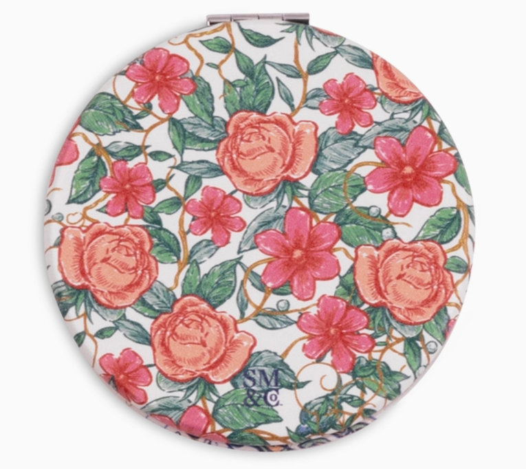 Steel Mill & Co UK : Jane Austen Pride and Prejudice Compact Mirror - Oliksidig dubbel fickspegel i vegan leather - 3