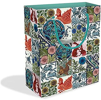 V&A De Morgan Tiles : Gift Bag - Presentpåse Large