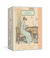 Jane Austen : Notecards Pride and Prejudice - kortask med 16 kort med kuvert
