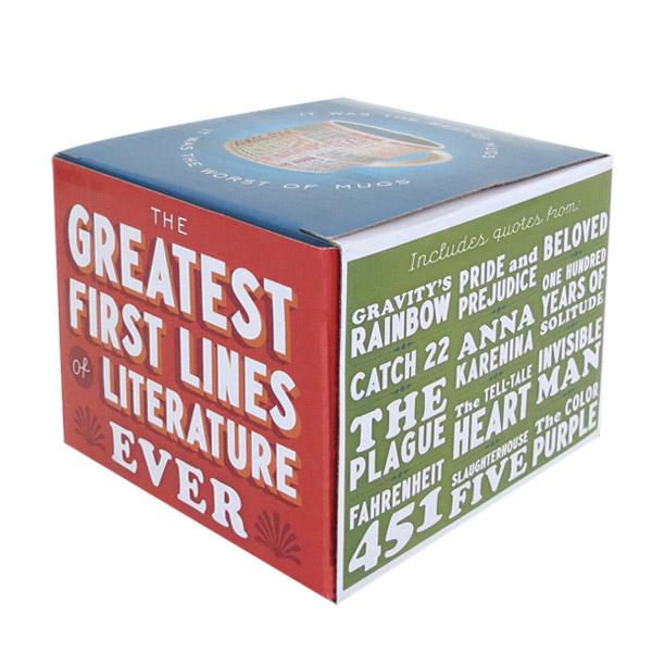 Greatest First Lines of Literature : Mugg  40 cl - 2