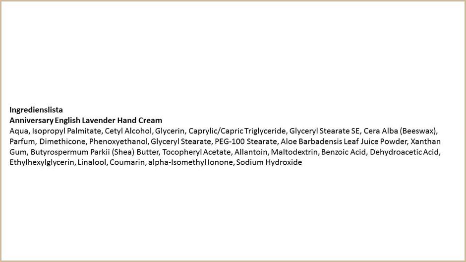 English Soap Company : English Lavender Anniversary Collection - Handkräm 75 ml - 3