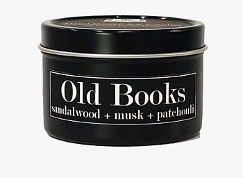 Fly Paper Products : Old Books Tin Candle - Doftljus i plåtburk 115 gram