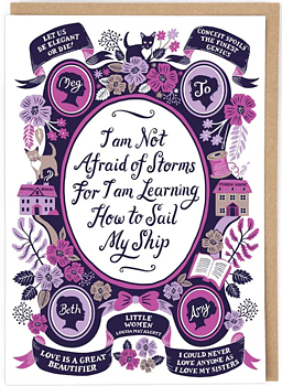 Lucy Loves This : Literature Little Women - Kort med kuvert