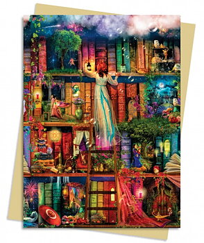 Aimee Stewart : Treasure Hunt Bookshelves - Kort med kuvert