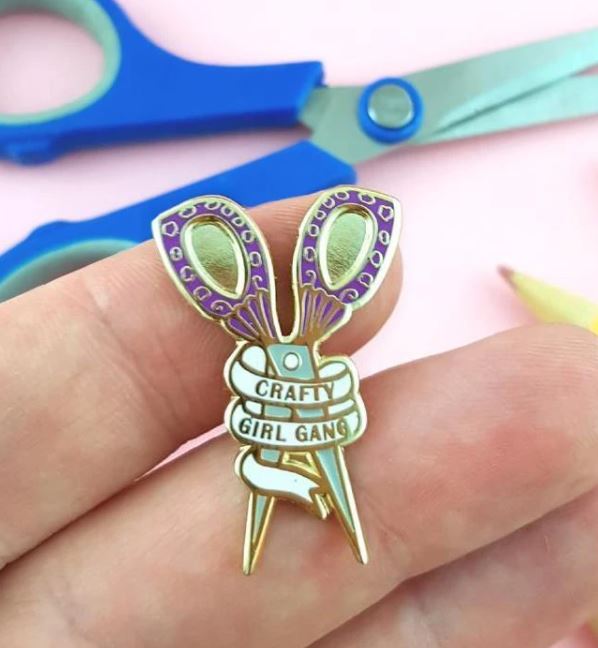 Crafty Girl Gang : Enamel Pin  - 2