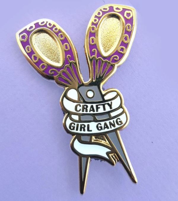 Crafty Girl Gang : Enamel Pin 