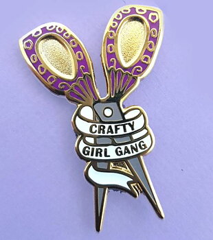 Crafty Girl Gang : Enamel Pin 