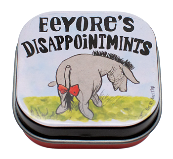 Eeyore's Disappointmints - Sockerfria mintpastiller i plåtask