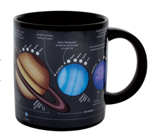 The Planet Mug : Mugg som ändrar motiv med temperaturen på drycken - 4