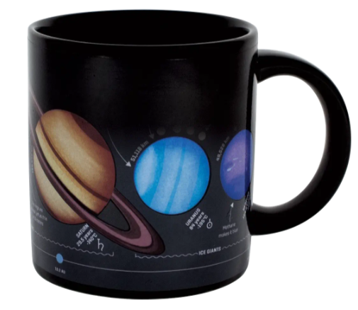 The Planet Mug : Mugg som ändrar motiv med temperaturen på drycken - 3