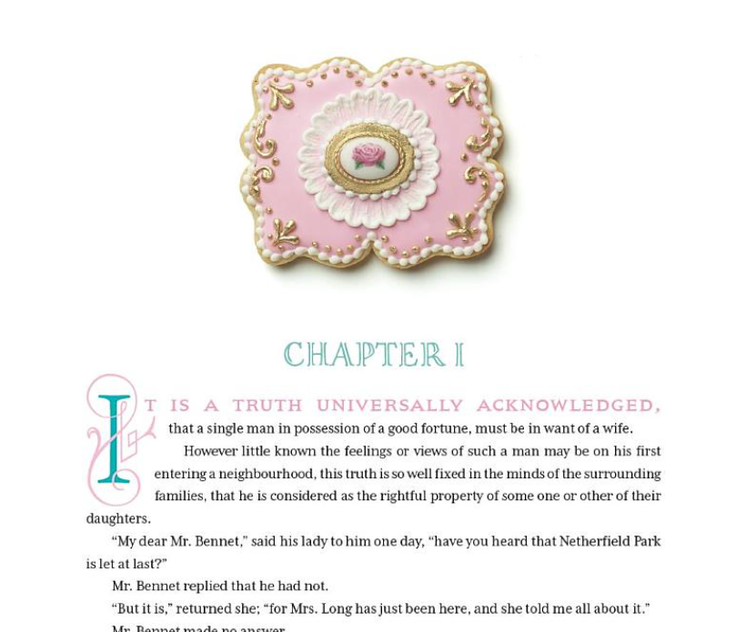 Jane Austen : Pride and Prejudice - The Classic Novel with Recipes for Modern Teatime Treats by Martha Stewart - 3