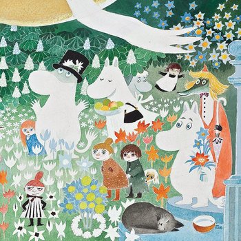 Mumin : Ballongen - Kort med kuvert