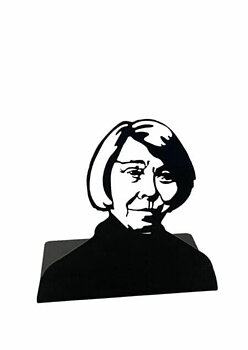 Tove Jansson : Bokstöd i svartlackerad plåt - Novellix