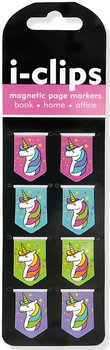 I-clips : Unicorn - magnetbokmärken