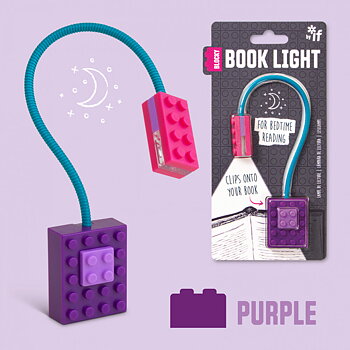 Blocky Book Light : Läslampa Lila - Kul och läsinspirerande! 