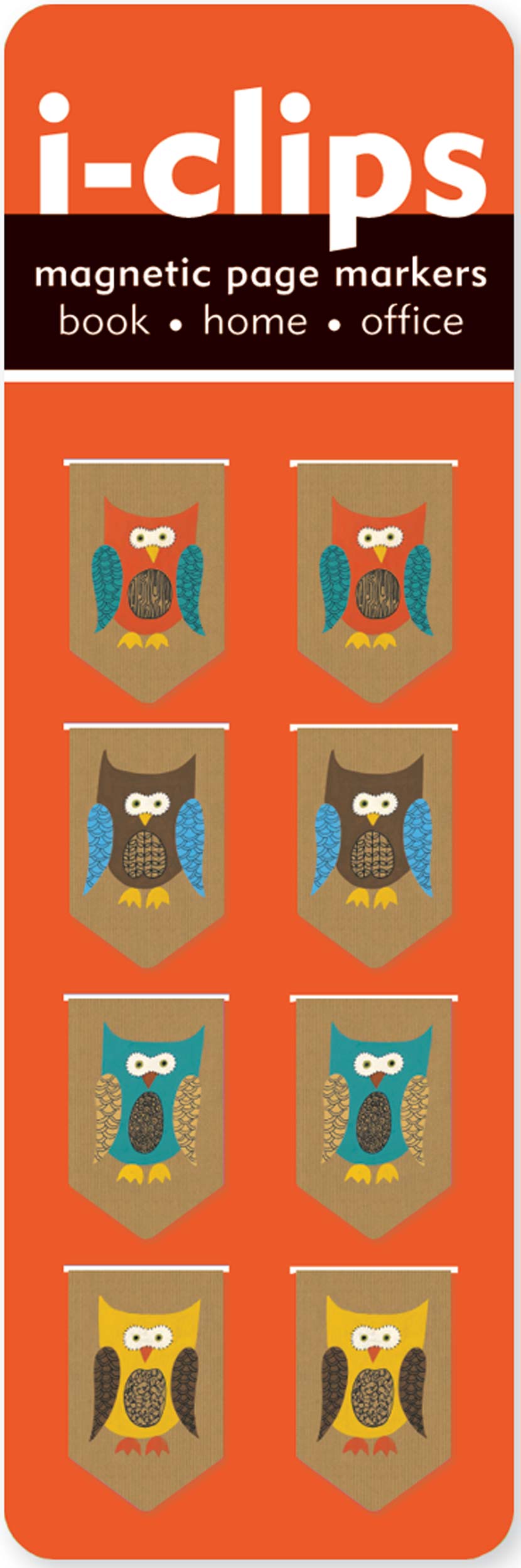I-clips : Owls - magnetbokmärken