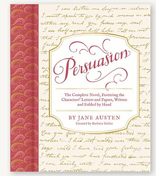 Jane Austen : Persuasion - utgåva med breven handskrivna och handvikta