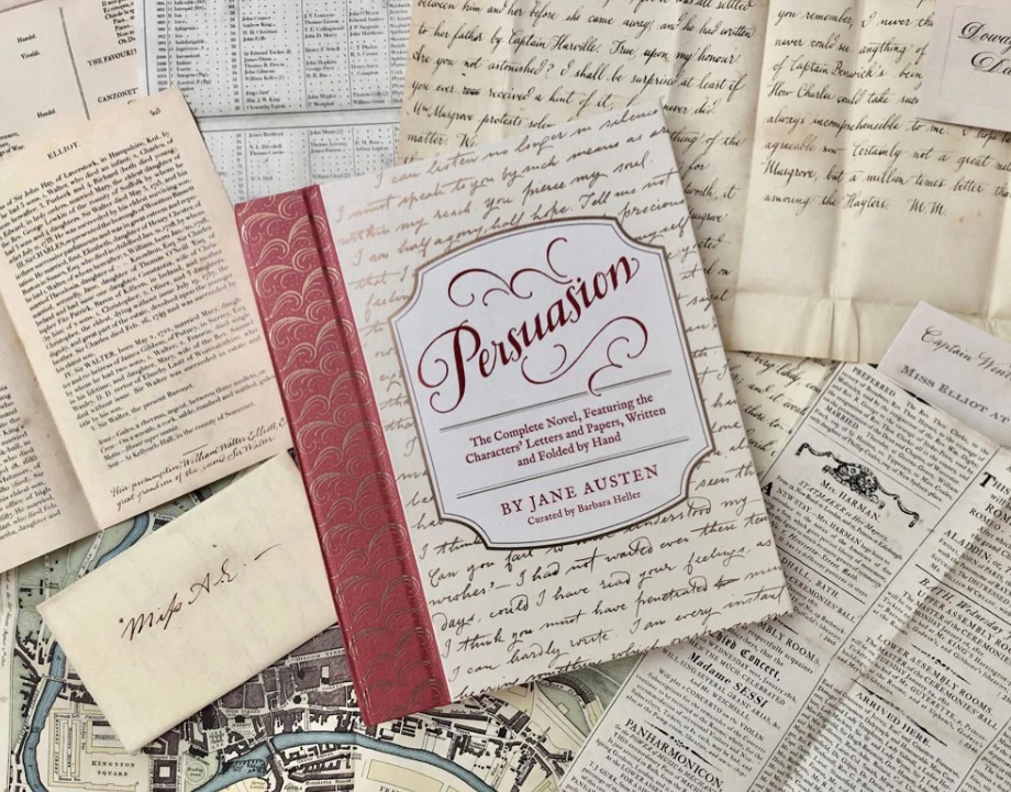 Jane Austen : Persuasion - utgåva med breven handskrivna och handvikta - 3
