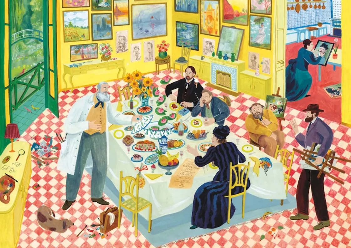 Dinner with Monet : A Dinner Date Jigsaw Puzzle - Pussel 1000 bitar - 3