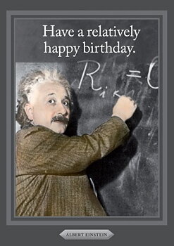 History notes : Albert Einstein - Kort med kuvert