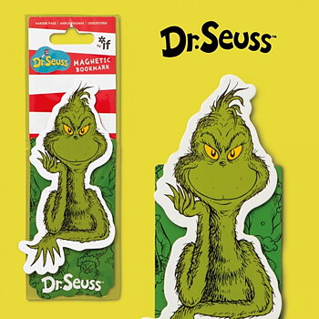 Dr Seuss Grinchen : Magnetiskt bokmärke som gör läsningen kul!