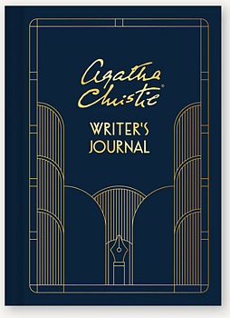 Agatha Christie : Writer's Journal - Skrivbok med elegant guldfoliering, läsband och inspirerande citat A6+ linjerad