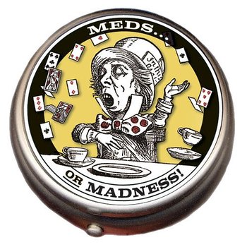 Alice in Wonderland : Mad Hatter Pill Box - Pillerask