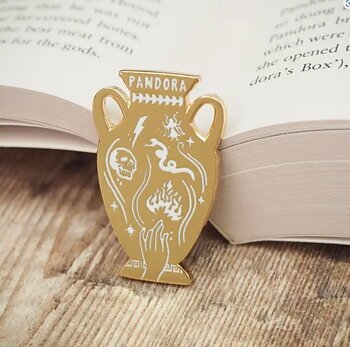 Literary Emporium : Pandora's Jar - Enamel Pin