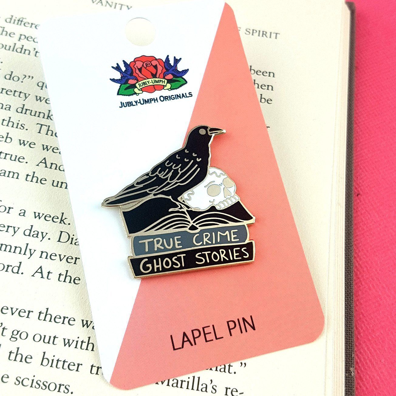 The Black Raven Reader : Enamel Pin - 2