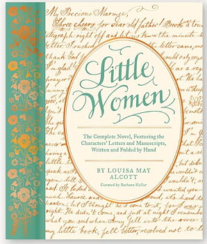 Louisa May Alcott : Little Women - utgåva med brev och manuskript handskrivna och handvikta