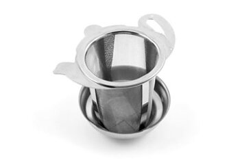 A nice cup of tea : Tesil för tekanna - med fat att ställa tesilen på