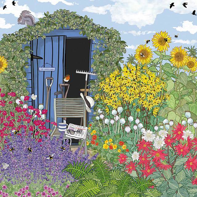 Mig Wyeth : What a beautiful day - Kort med kuvert