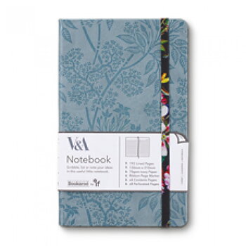 V&A Bookaroo : Kilburn - Skrivbok linjerad med resårband A5