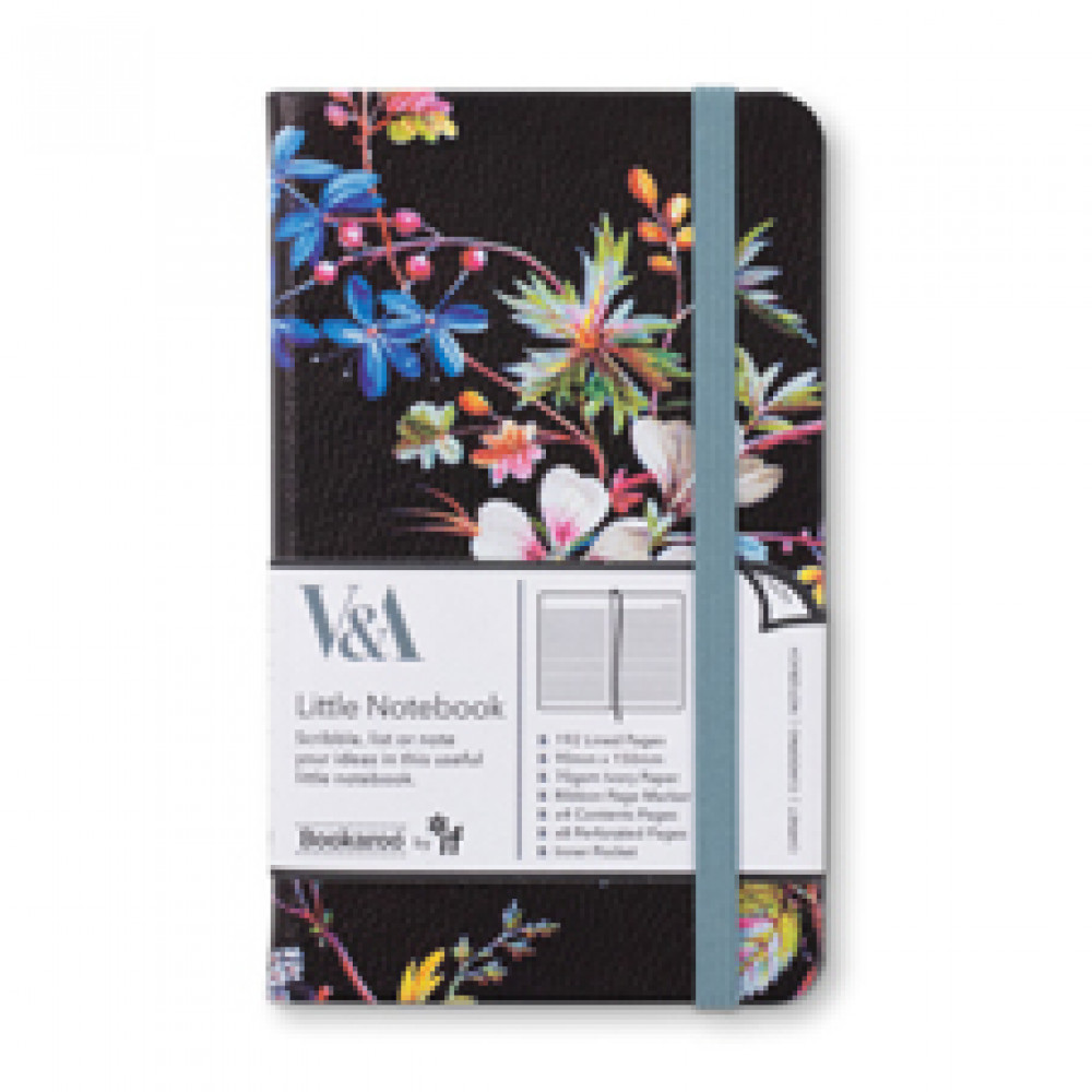 V&A Bookaroo : Kilburn - Skrivbok linjerad med resårband A6