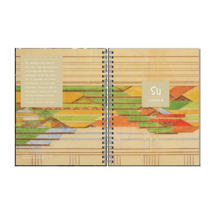Frank Lloyd Wright :  Gardener's Journal - Mästerarkitektens Trädgårdsdagbok spiralbunden - 7