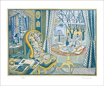 Richard Bawden : Tea - Kort med kuvert