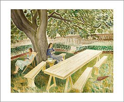 Eric Ravilious : Two Women 1933 - Kort med kuvert