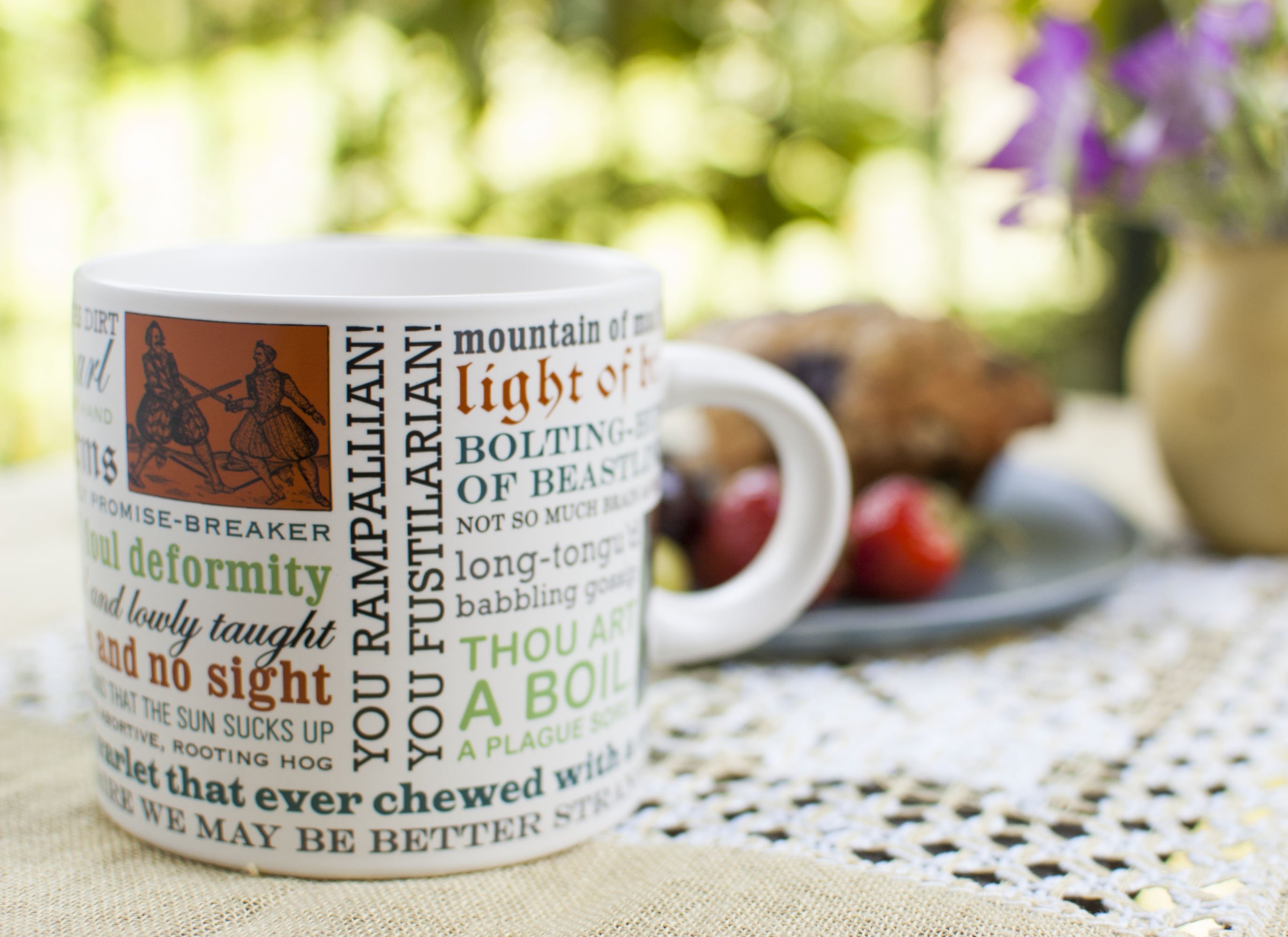 Shakespearean Insults : Mugg 40 cl - 4