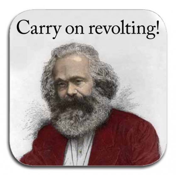 Photocaptions : Carry on revolting! - glasunderlägg i melamin