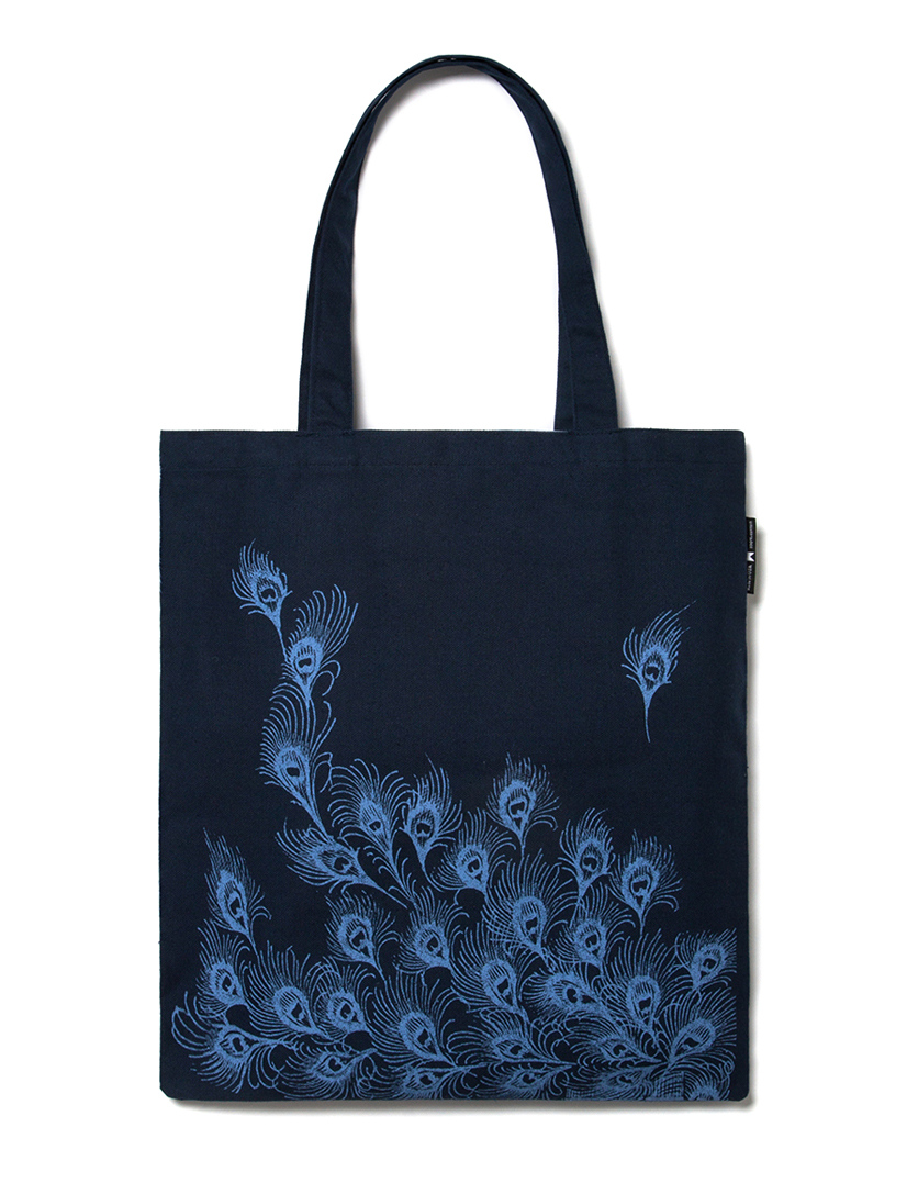 Jane Austen : Pride and Prejudice Peacock Tote bag - Tygväska med det klassiska Hugh Thomson-omslaget! - 2
