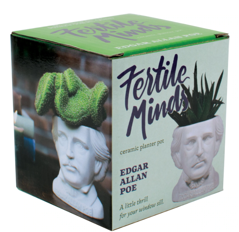 Edgar Allan Poe : Fertile Minds Planter - pennställ/blomkruka/godisskål - 3